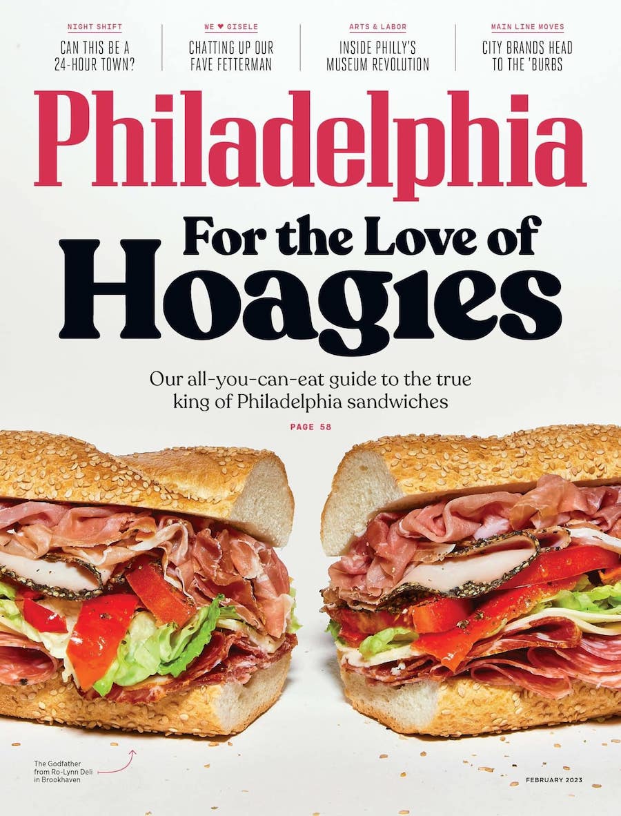the cover of our award winning feature about hoagies in Philadelphia